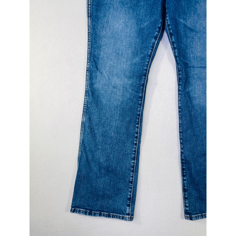 Wrangler Womens Bootcut Jeans Medium Wash Denim Blue 5-Pocket Size 33x29 - Picture 4 of 13